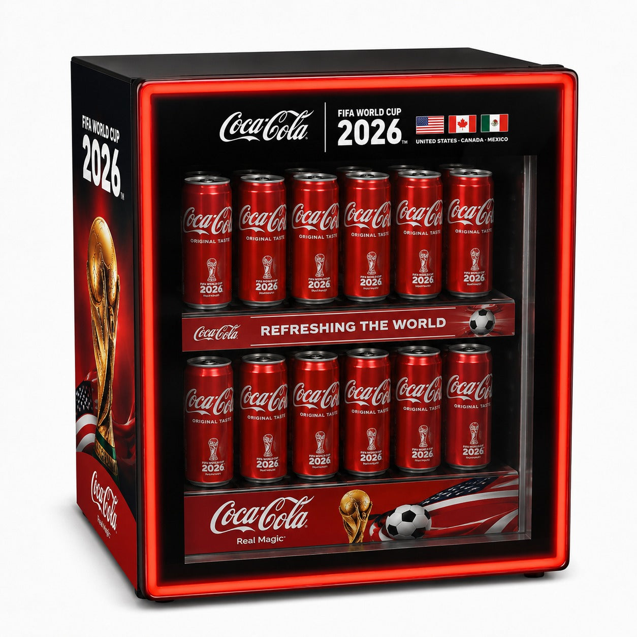 Mini-Kühlschrank Weltmeisterschaft - + 24 Dosen Gratis Inklusive